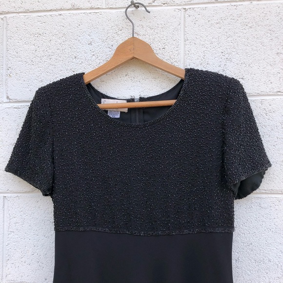 🌿 5/$30 Laurence Kazar Beaded Party Dress - Picture 2 of 5